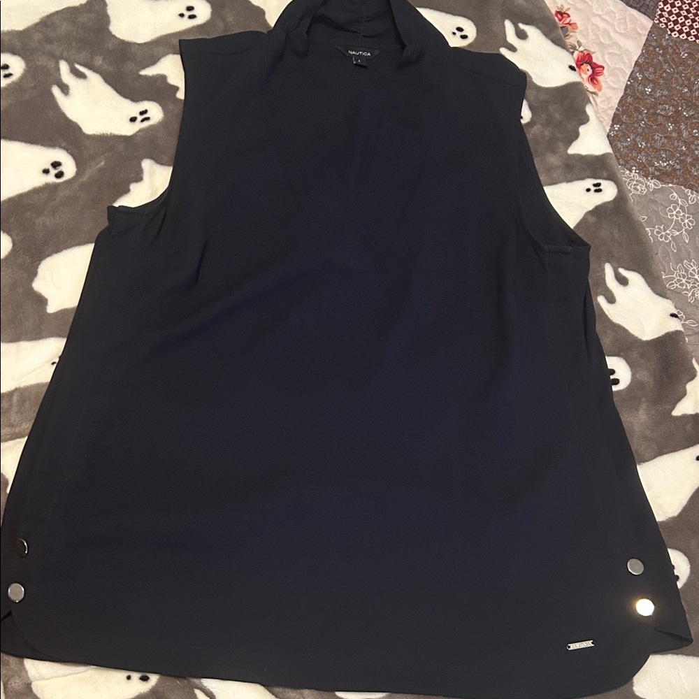 Women's Navy Blue Nautica Sleeveless Top